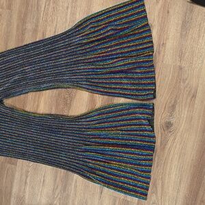Rainbow bell bottoms